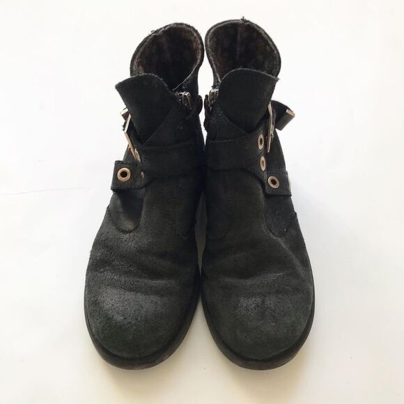 Primigi black leather motto short boots EUC size 31(13) - Picture 5 of 8